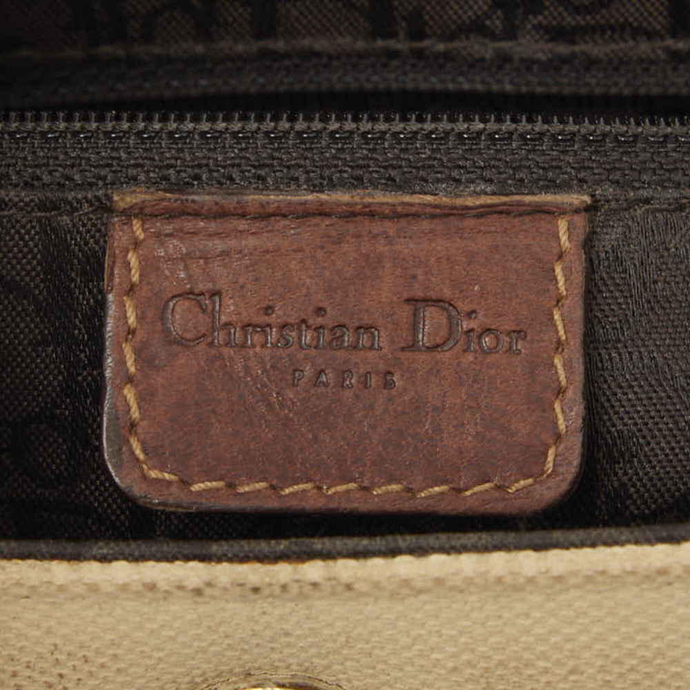 CHRISTIAN DIOR Brown Leather Shoulder Bag - Picture 11 of 13